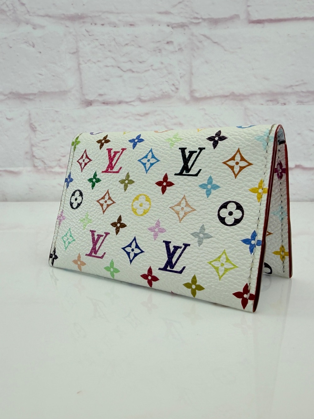 Louis Vuitton LV X TM Monogram Multicolor Slim Card Holder White